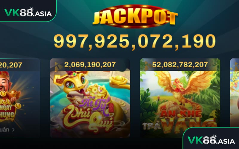 Sức hút khủng của top 5 game nổ hũ đổi thưởng VK88
