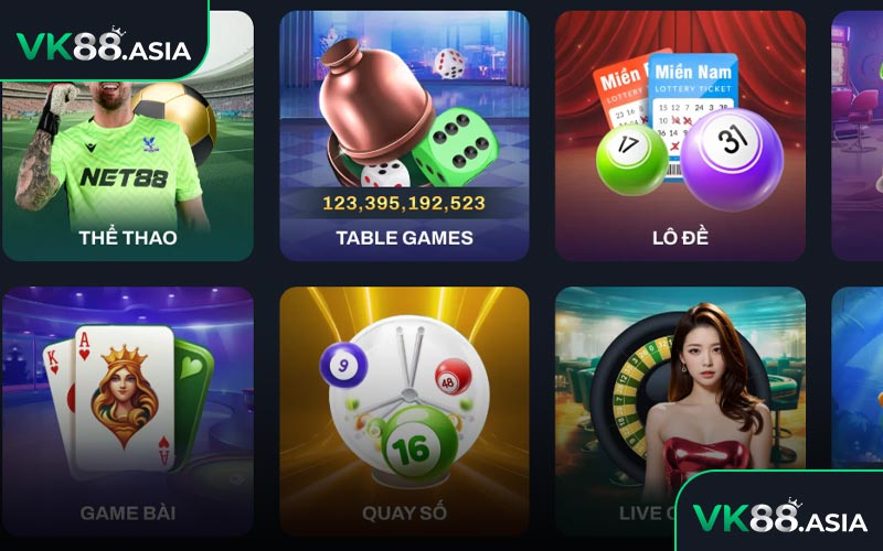 Giới thiệu VK88 với kho game cá cược hấp dẫn