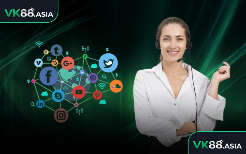 Liên hệ VK88 qua các app mạng xã hội
